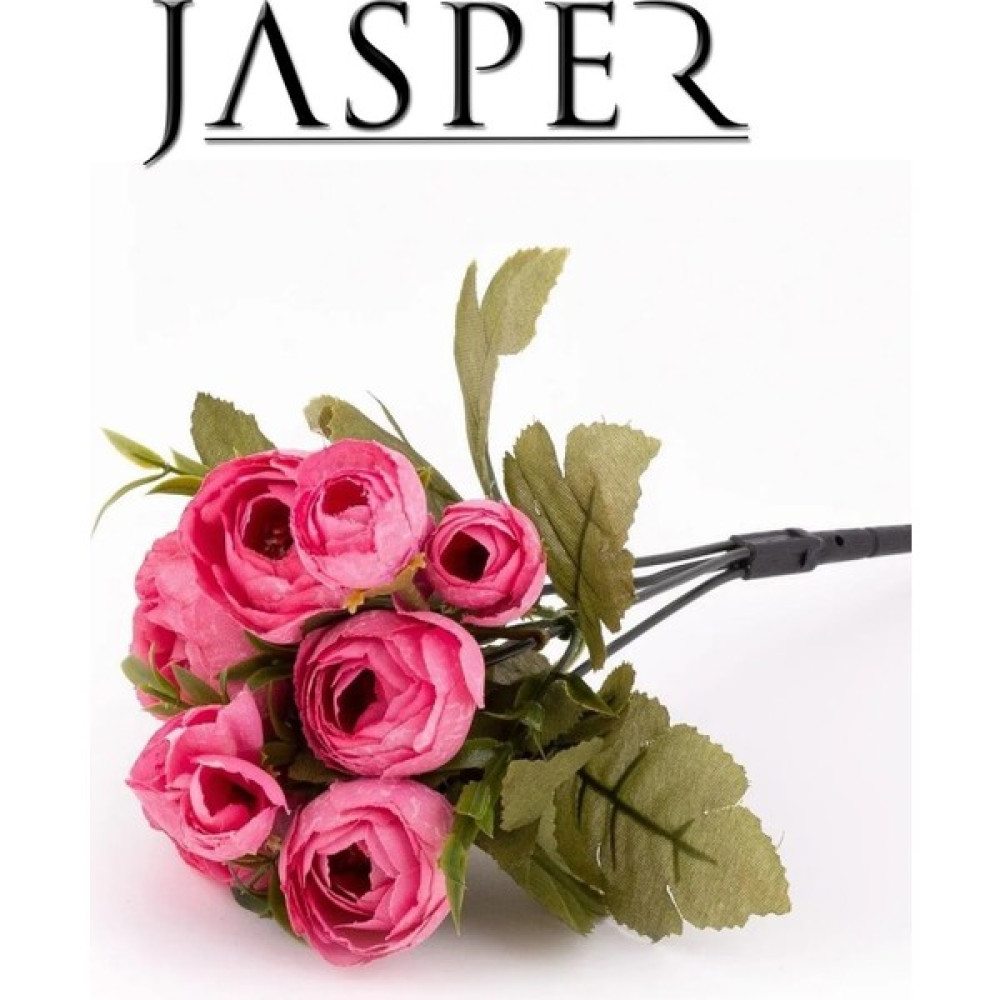 Jasper Yapay Çiçek Koyu Pembe Gelin Kına Dış Çekim Dekorasyon Çok Amaçlı Top Şakayık Çiçek Demeti Ev & Dekorasyon Aksesuarları Fiyatı