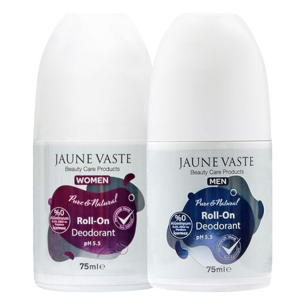Jaune Vaste Doğal Roll On Kadın 75 ml + Roll On 75 ml Alüminyum Sles İçermez Fırsat Paketi Deodorantlar Fiyatı