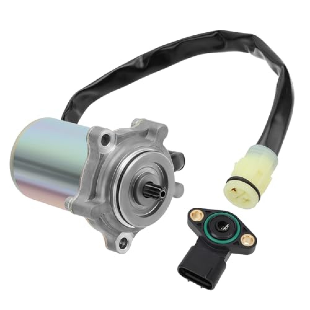 JAVIK Power Shift Control Motor &Angle Sensor Compatible with Honda Recon 250 ES TRX250TE 2002-2023，OEM#31300-HM8-A51 38800-HP0-A11
