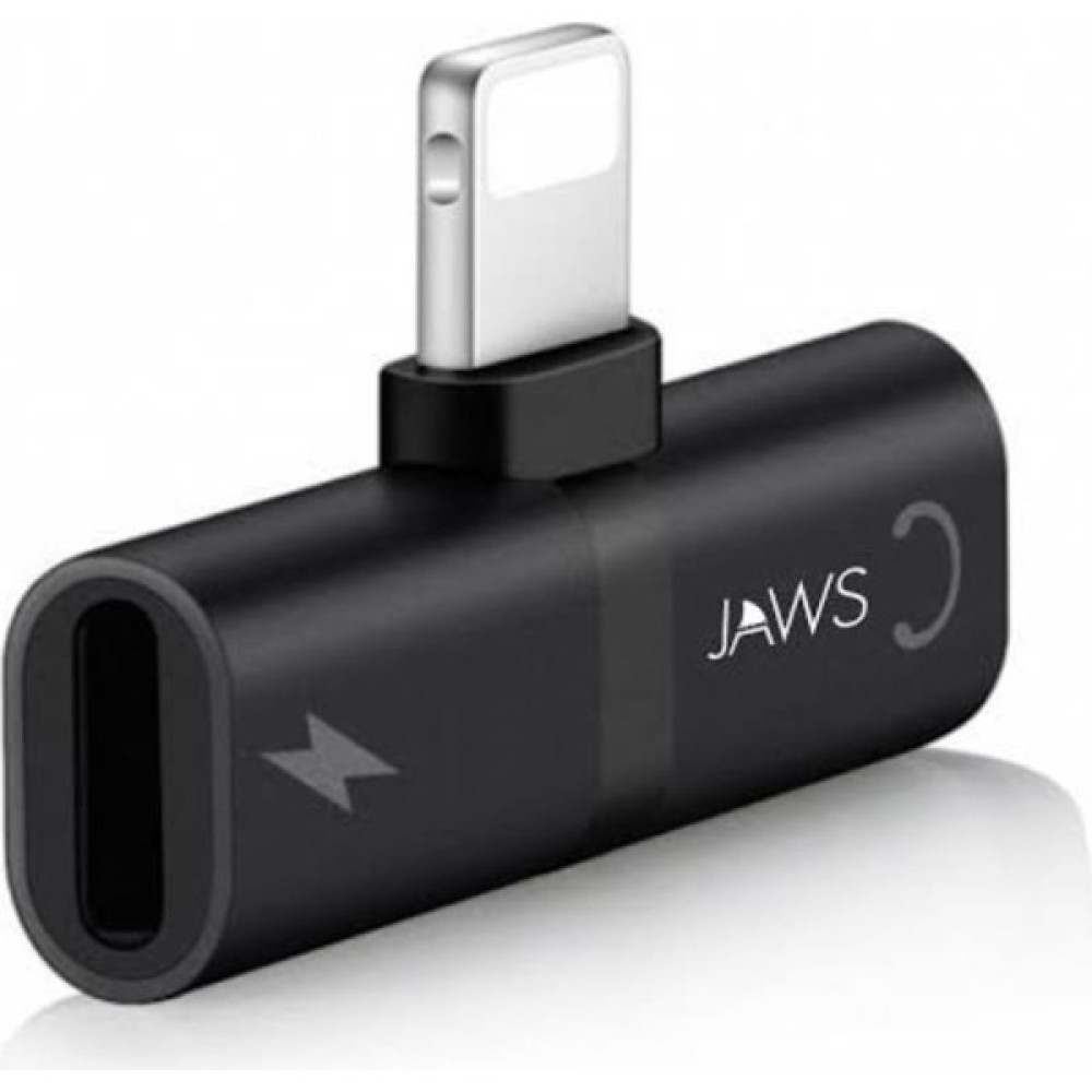 Jaws Apple iPhone Uyumlu 7 / 7 Plus / 8 / 8 Plus / x / iPad Kulaklık Şarj Dönüştürücü Çevirici Aparat - Siyah Cep Telefonu Kablosu Fiyatı