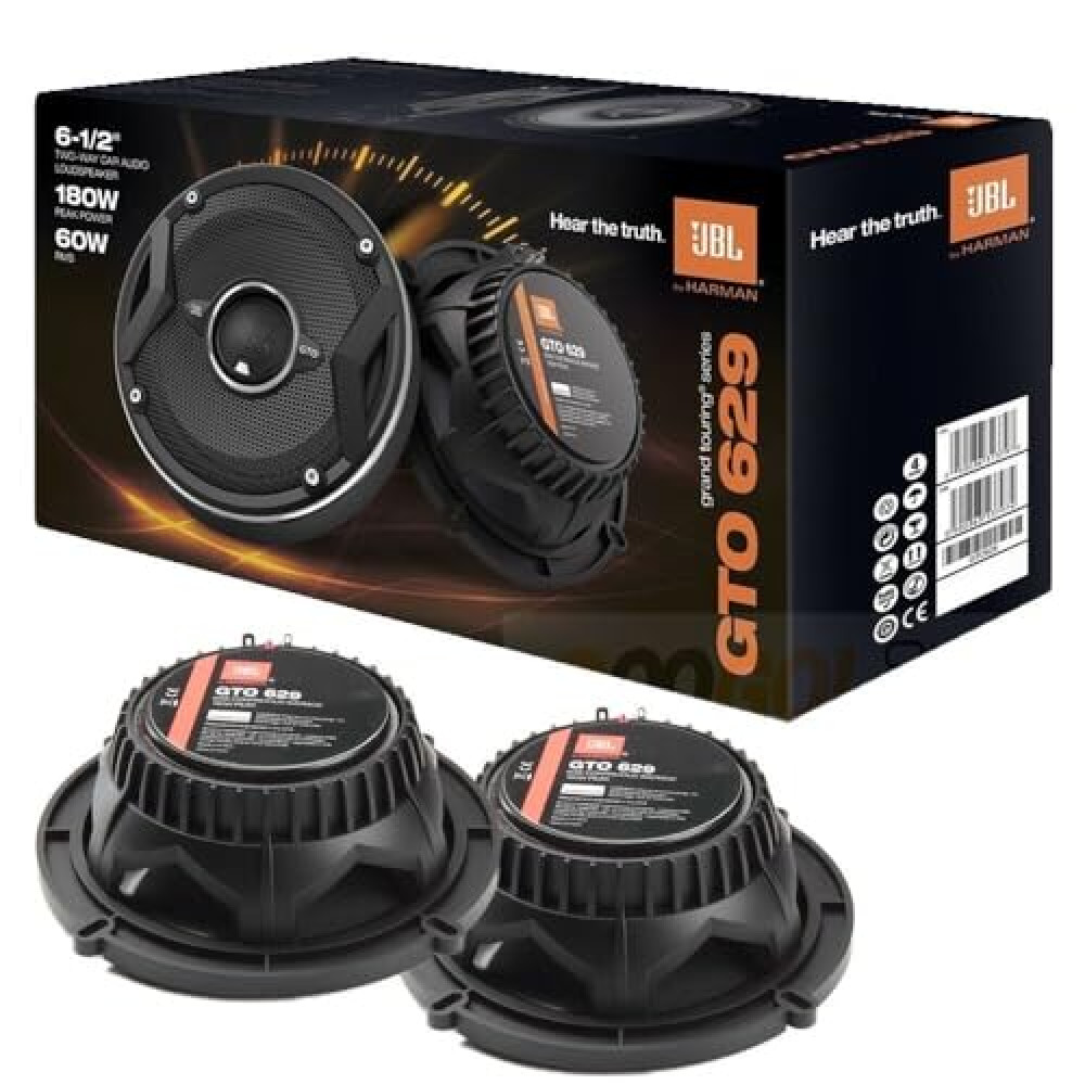 JBL GTO629 6.5" Grand Touring Series Car Audio Speakers - 2-Way, 360 Watts MAX Power, Factory-Sized Replacement Includes Iron Crush Cleaning Cloth. Car Speakers & Subwoofer Fiyatı