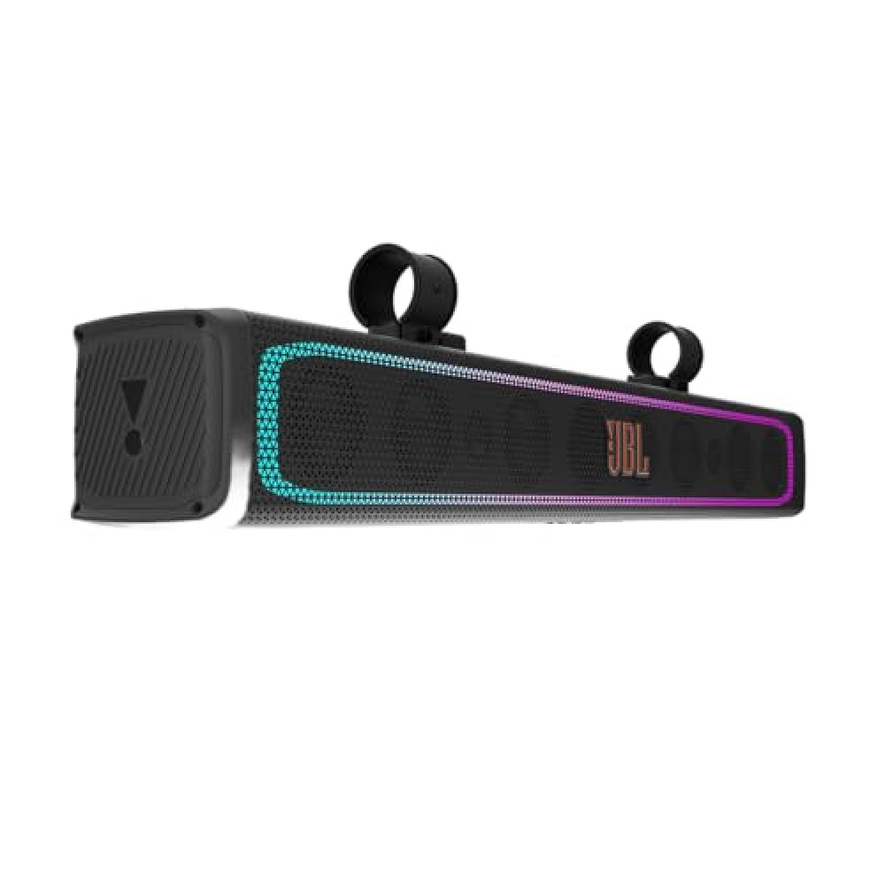 JBL RallyBar XL - 35" Bluetooth Universal Outdoor Vehicle Soundbar with Built-in 300w RMS Amplifier, LED Lights, IP66 Water & Dust Resistant, Black