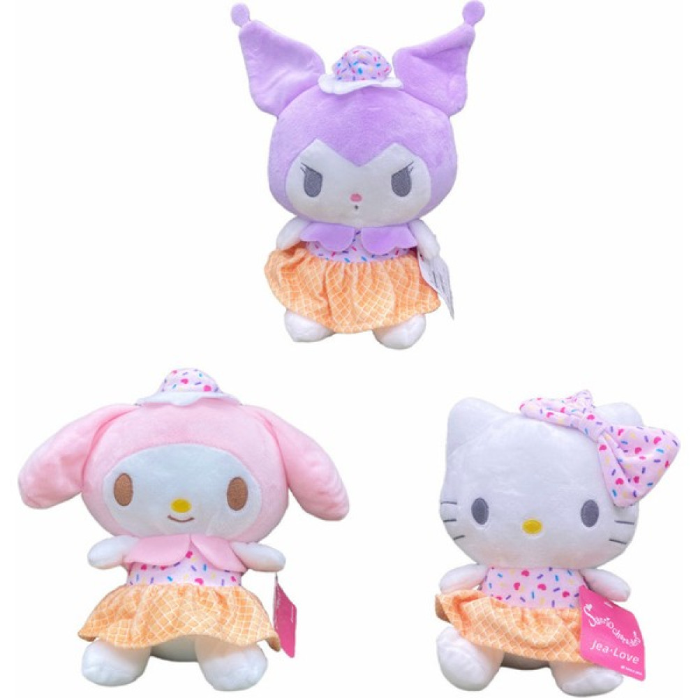 Jea Love 20CM Kuromi Melody Kt 3'lü Peluş Oyuncaklar (Yurt Dışından) - Renkli - 20 cm Peluş Oyuncaklar Fiyatı
