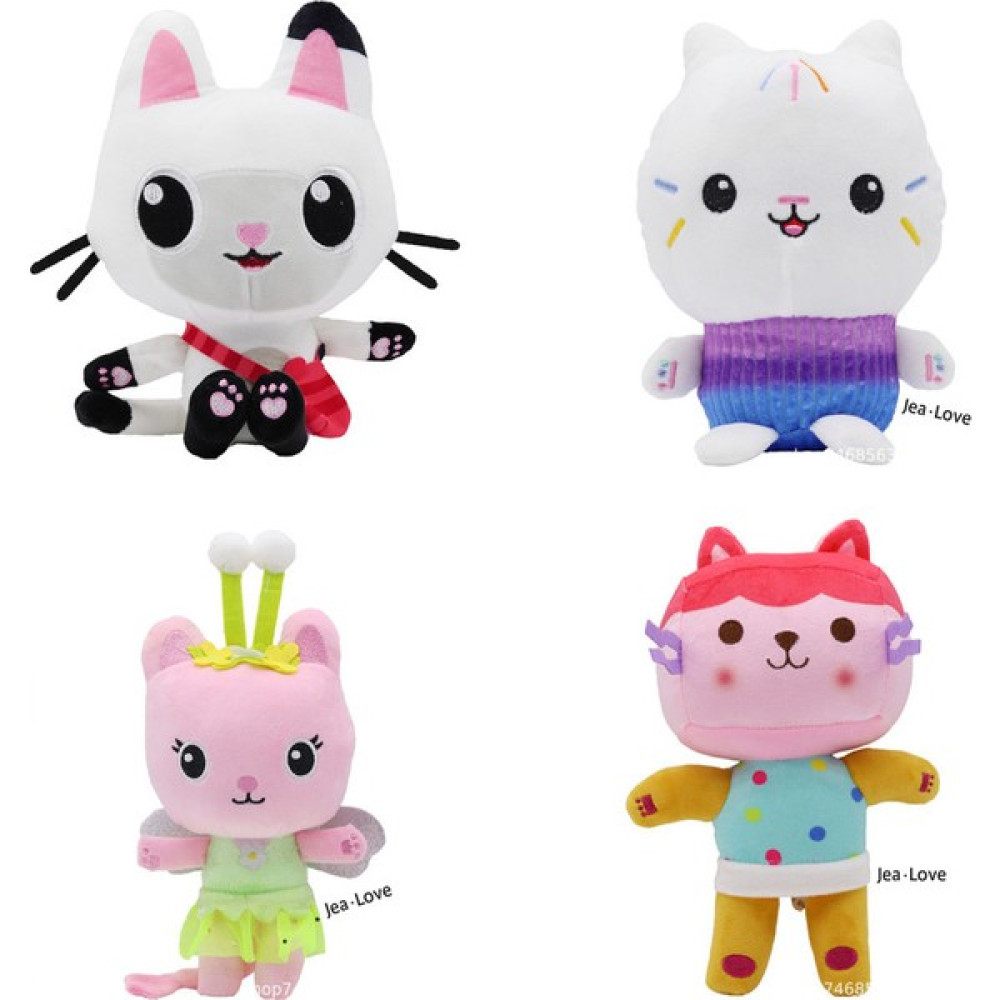 Jea Love Jea·love 4 Adet Gabby's Dollhouse Peluş Oyuncaklar Çocuk Hediyeleri Bebek (Yurt Dışından) - Renkli Peluş Oyuncaklar Fiyatı