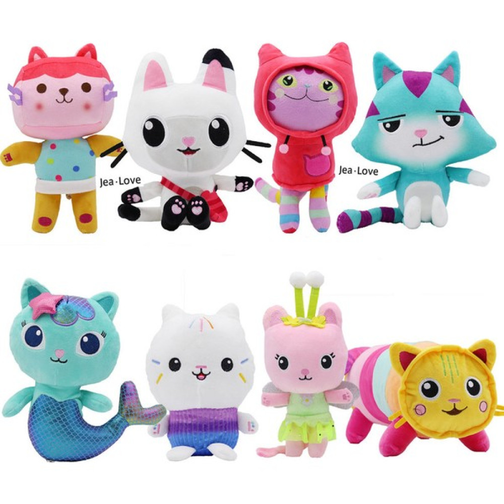Jea Love Jea·love 8 Adet Gabby's Dollhouse Peluş Oyuncaklar Çocuk Hediyeleri Bebek (Yurt Dışından) - Renkli Peluş Oyuncaklar Fiyatı