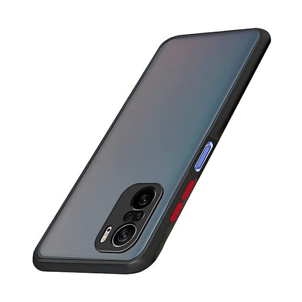 Jeaks Tecno Camon 19 Pro Kılıf Buzlu Mat Parmak Izi Yapmaz Kamera Korumalı Renkli Tuşlu Kapak Hux - Siyah Cep Telefonu Kılıfı Fiyatı