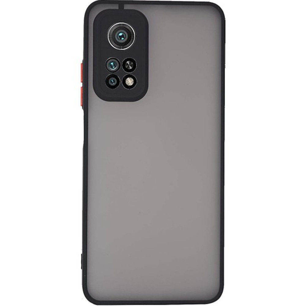Jeaks Xiaomi Mi 10T/10T Pro Kılıf Buzlu Mat Parmak Izi Yapmaz Kamera Korumalı Renkli Tuşlu Kapak Hux - Siyah Cep Telefonu Kılıfı Fiyatı