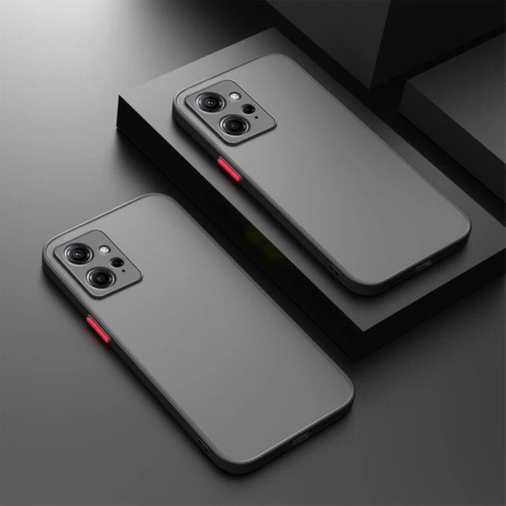 Jeaks Xiaomi Redmi Note 12 Kılıf Buzlu Mat Parmak Izi Yapmaz Kamera Korumalı Renkli Tuşlu Kapak Hux - Siyah - RM Note 12 Cep Telefonu Kılıfı Fiyatı