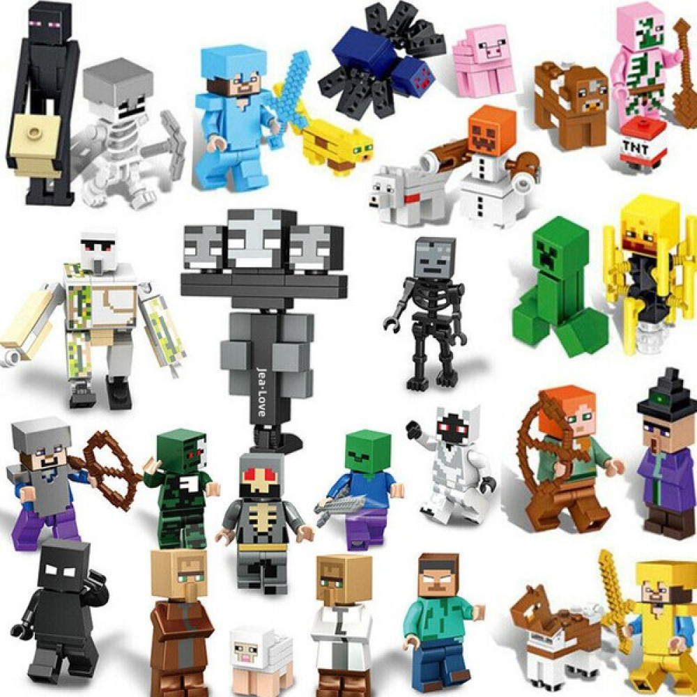 JeaLove Jea Love Minecraft 29 Parçalı Aksiyon Figürü Seti (Yurt Dışından) - Renkli Oyuncak Fiyatı