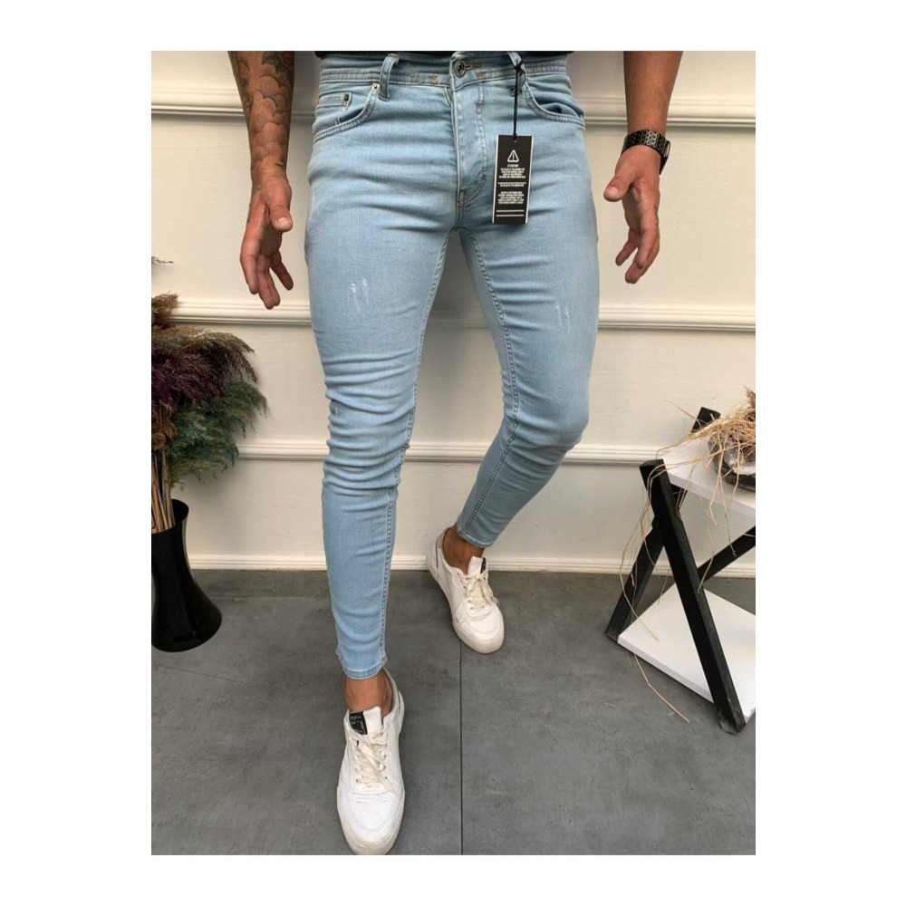 Jeanblack Buz Mavi Erkek Kot Pantolon Skınny Fıt Jean Likralı Dar Tırnaklı 30 Beden Kadın Pantolon Fiyatı