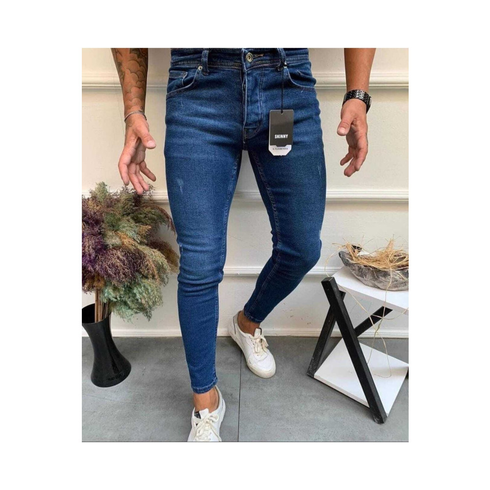 Jeanblack Mavi Erkek Kot Pantolon Skinny Fit Jean Likralı Dar Tırnaklı 29 Beden Bayan Jeans / Kot Pantolon Fiyatı