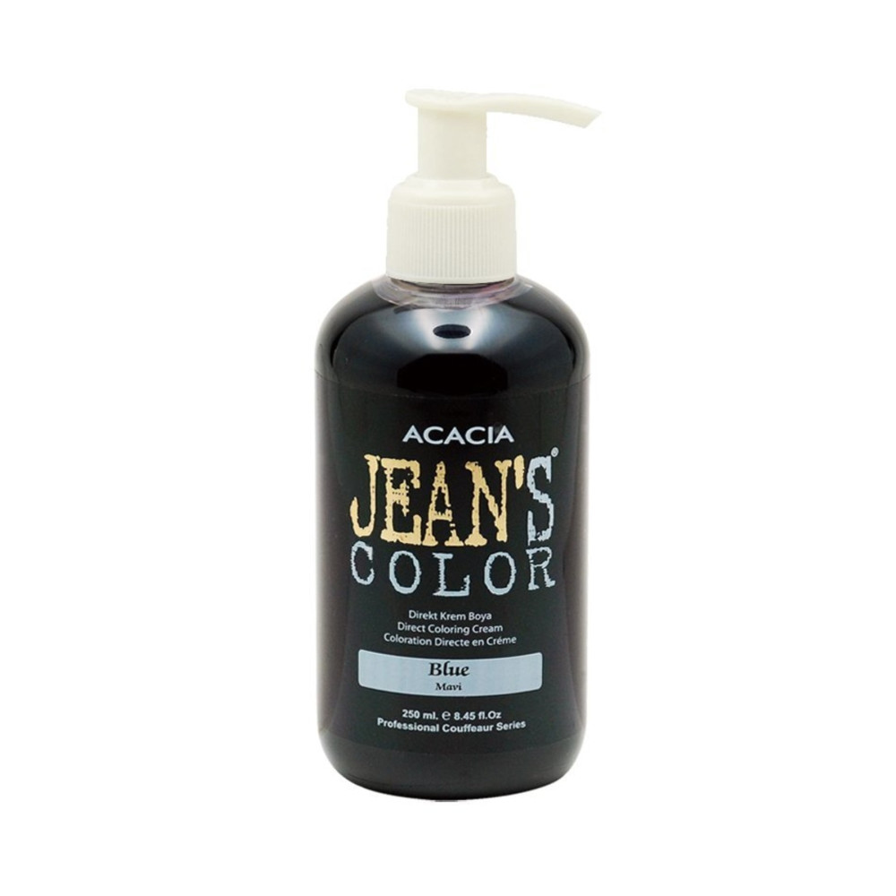 jeans color Jeans Color Mavi 250ml. Blue Amonyaksız Balyaj Renkli Saç Boyası Saç Boyası Fiyatı