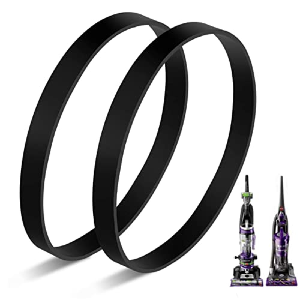 JEDELEOS Replacement Belts for Bissell Model 2252 2253 2254 22543 2255 2256 2258 2259 2260 2316 1309 1790 1792 1793 1413 2739 Powerlifter and CleanView Swivel Rewind Pet Vacuum (Pack of 2)