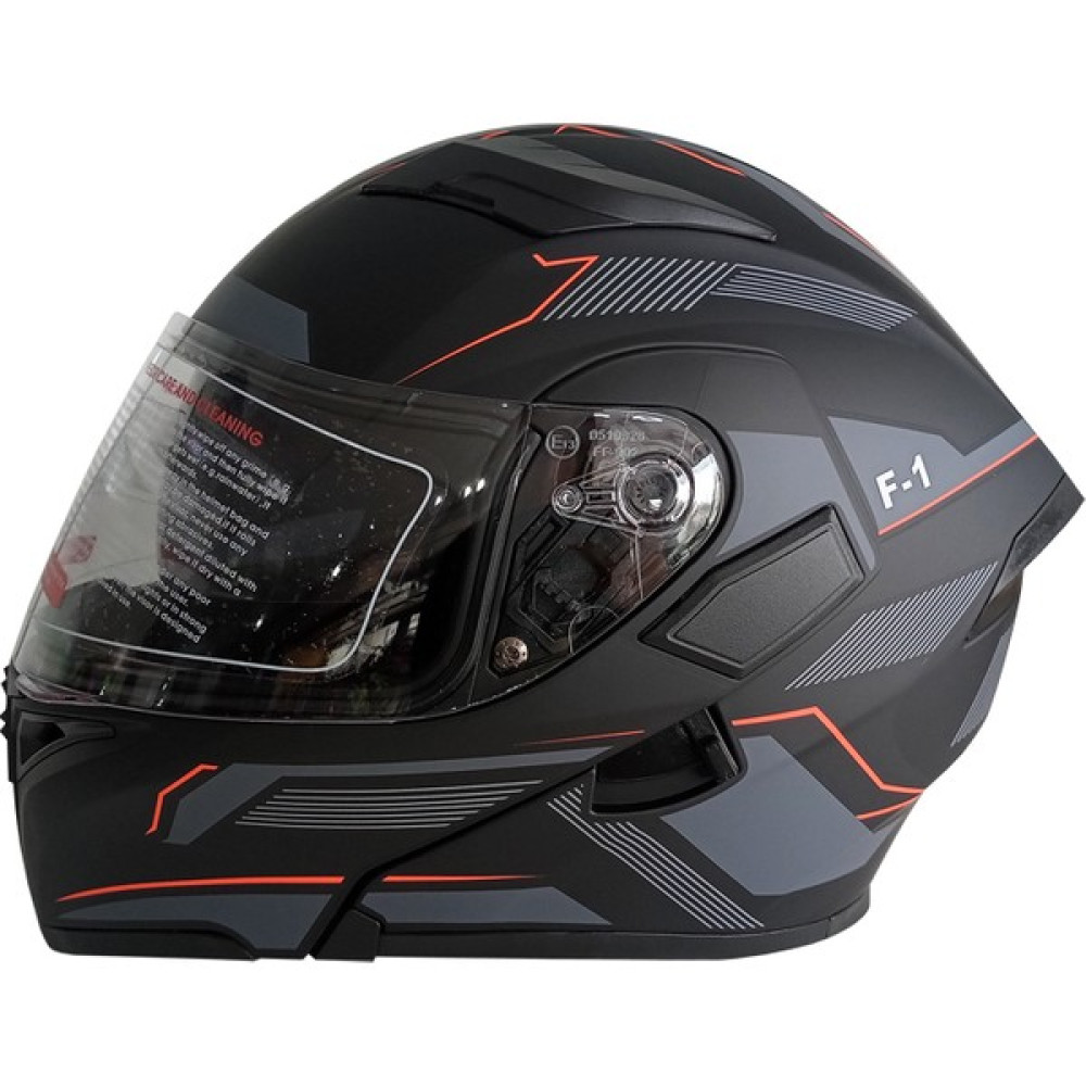 Jekai Jk-21 902 Model Güneş Vizörlü Çenededen Açılır Kask - Siyah Desenli - M - Mat Siyah Oto Boyaları Fiyatı