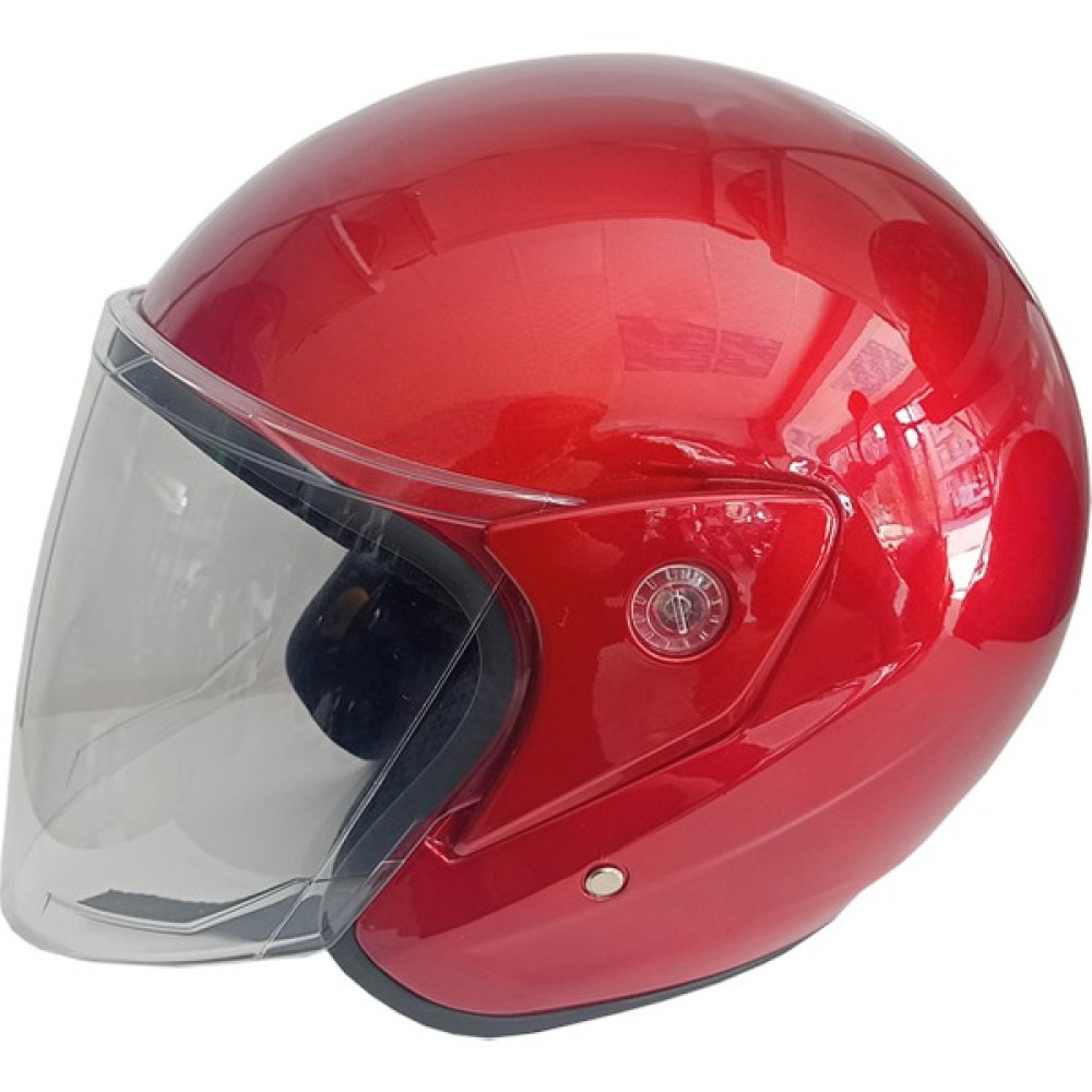 Jekai Scooter Yarım Kask - Kırmızı - Std. Motorsiklet Kaskları Fiyatı