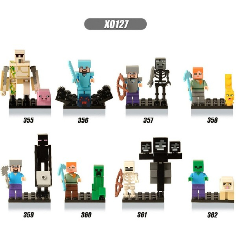 Jelang Adet/takım Minecraft Rakamlar Yapı Steve Alex Wither Iskelet Zombi Blokları Tuğla Çocuklar Için Hediye Oyuncaklar X0127 (Yurt Dışından) - NA Legolar ( Yapım Oyuncakları ) Fiyatı