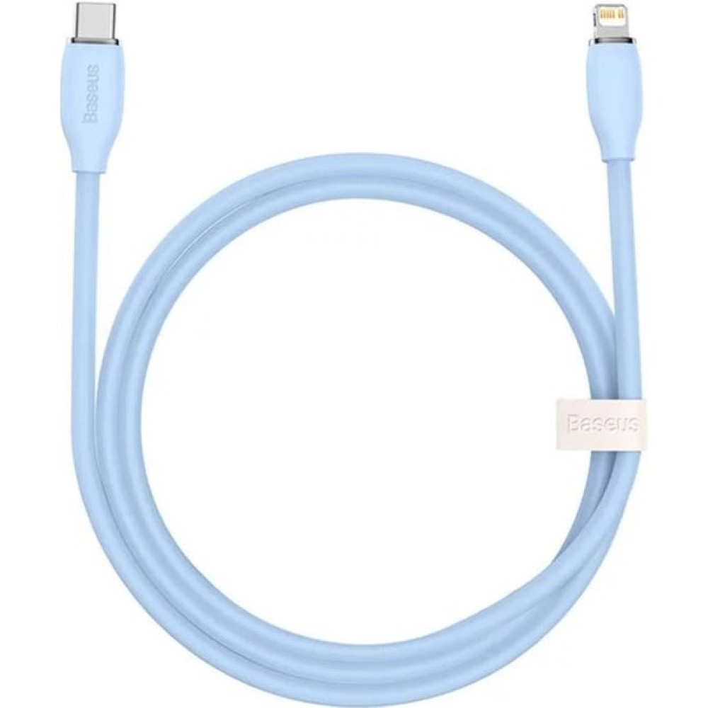 Jelly Liquid Silica Gel 20W Type-C To Iphone Lightning Hızlı Şarj ve Data Kablosu 1.2m Mavi Cep Telefonu Kablosu Fiyatı
