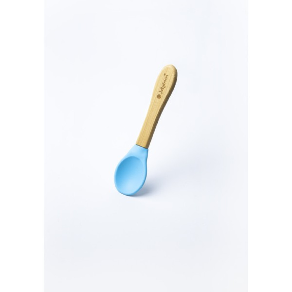 Jellyboon Bambu Silikon Kaşık - Mavi Mama Seti Fiyatı