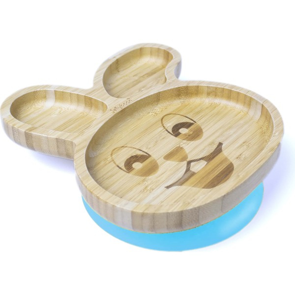 Jellyboon Bambu Tavşan Mavi Vakumlu Tabak Mama Seti Fiyatı