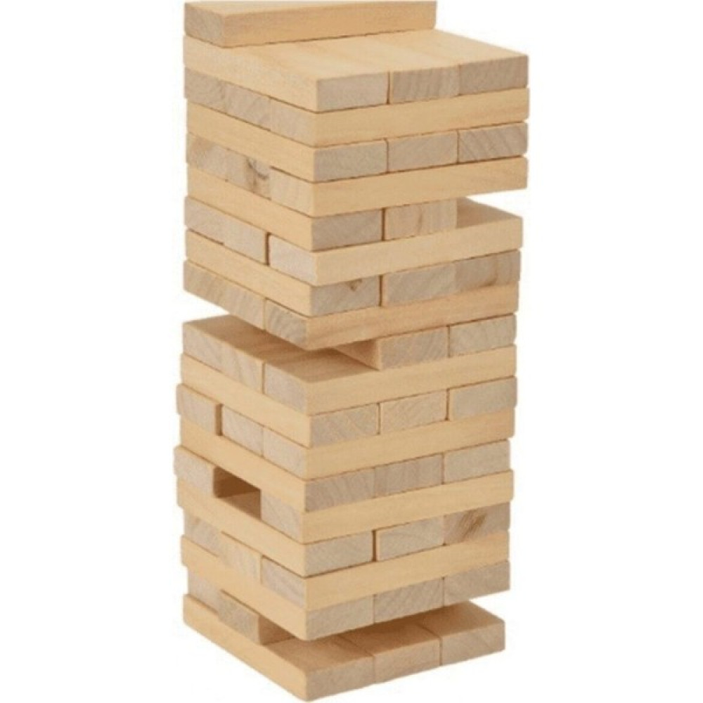Jenga Ahşap Denge Oyunu 54 Parça - Kahverengi - 0 Bebek Oyuncakları Fiyatı