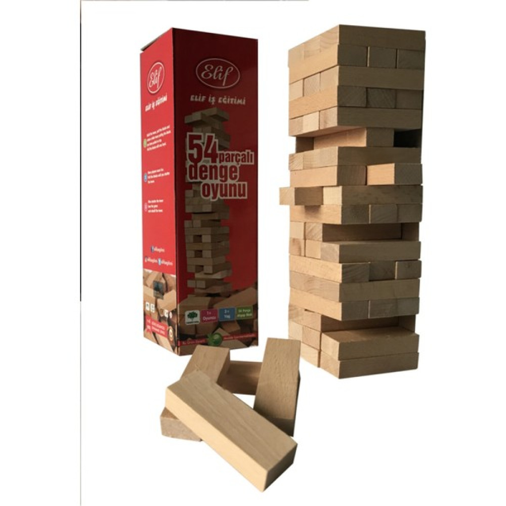 Jenga Denge Oyunu 54 Parça Okul Malzemeleri Fiyatı
