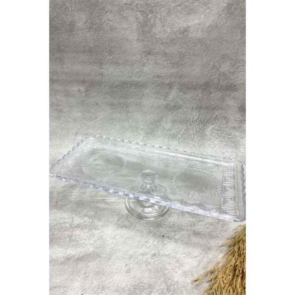 Jenisa El Yapımı Perla Model Ayaklı Sunumluk Kek Standı 18X37,5 cm Servis Tepsisi Fiyatı