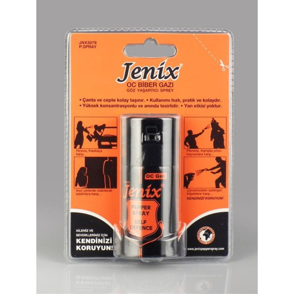 Jenix 6'lı Paket Biber Gazı Göz Yaşartıcı Sprey 95A0004 Oto Seyahat Ürünleri Fiyatı