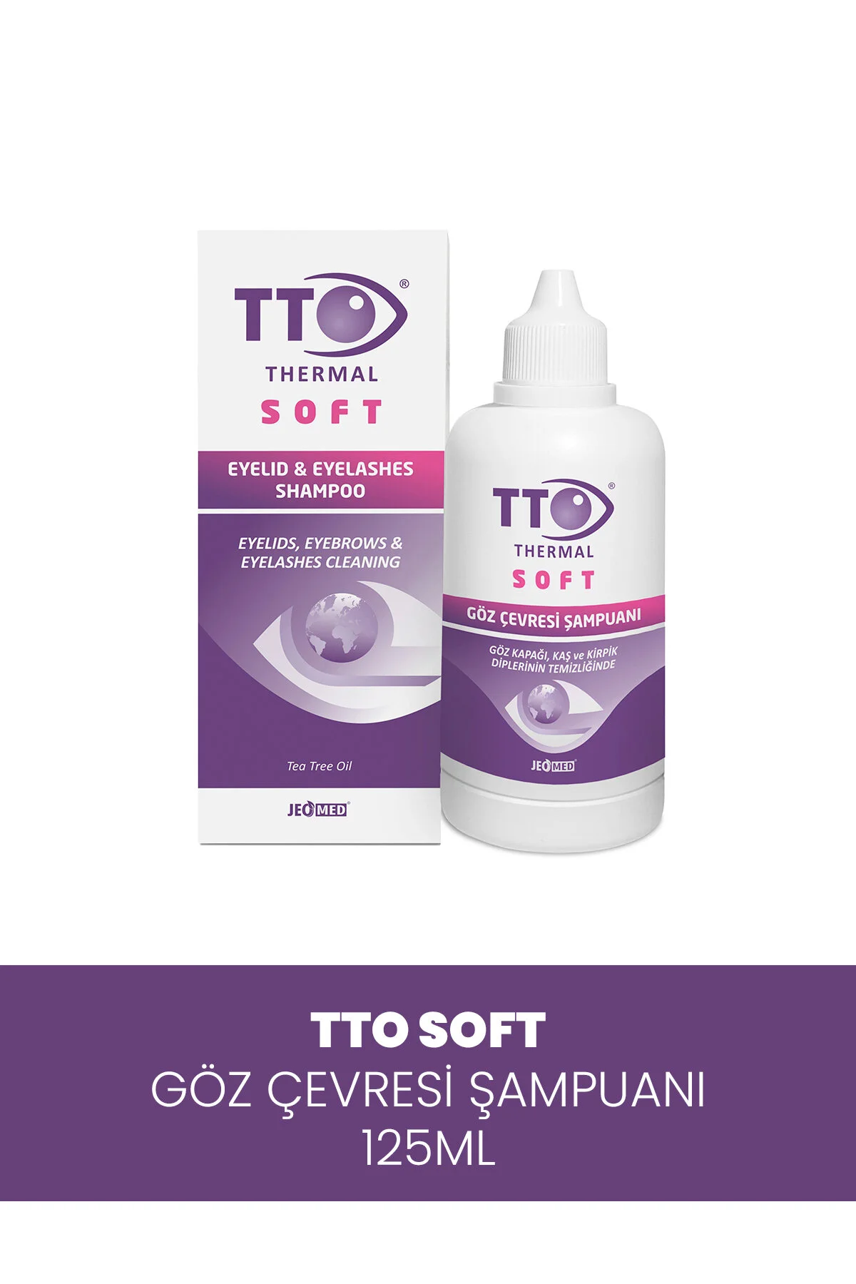 JEOMED Tto Soft Göz Çevresi Şampuanı 125 ml Çay Ağacı Yağ / Tea Tree Oil)" Şampuan ve Saç Kremi Fiyatı