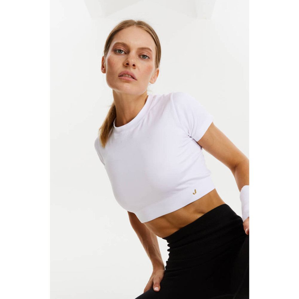 Jerf Captiva Yumuşak Dokulu & Esnek Crop Top Beyaz L Beden T-Shirt & Sweatshirt (Outdoor) Fiyatı