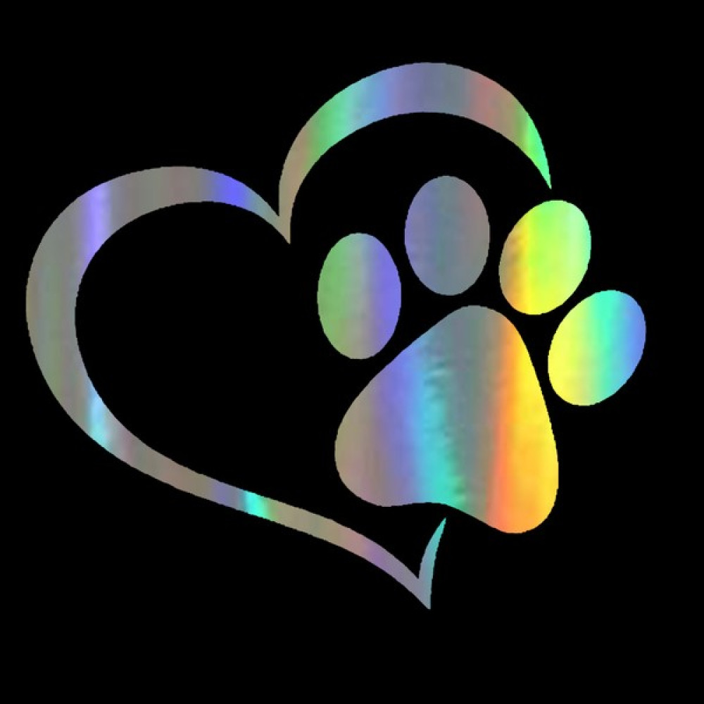Jessieyou Mall Araba Çıkartmaları Kedi Paw Baskı ve Köpek Paw Print'i Seviyorum Motosiklet Dekorasyon Çıkartmaları ve Çıkartmaları (Yurt Dışından) - 1 adet-Siyah - Oz Oto Boyaları Fiyatı