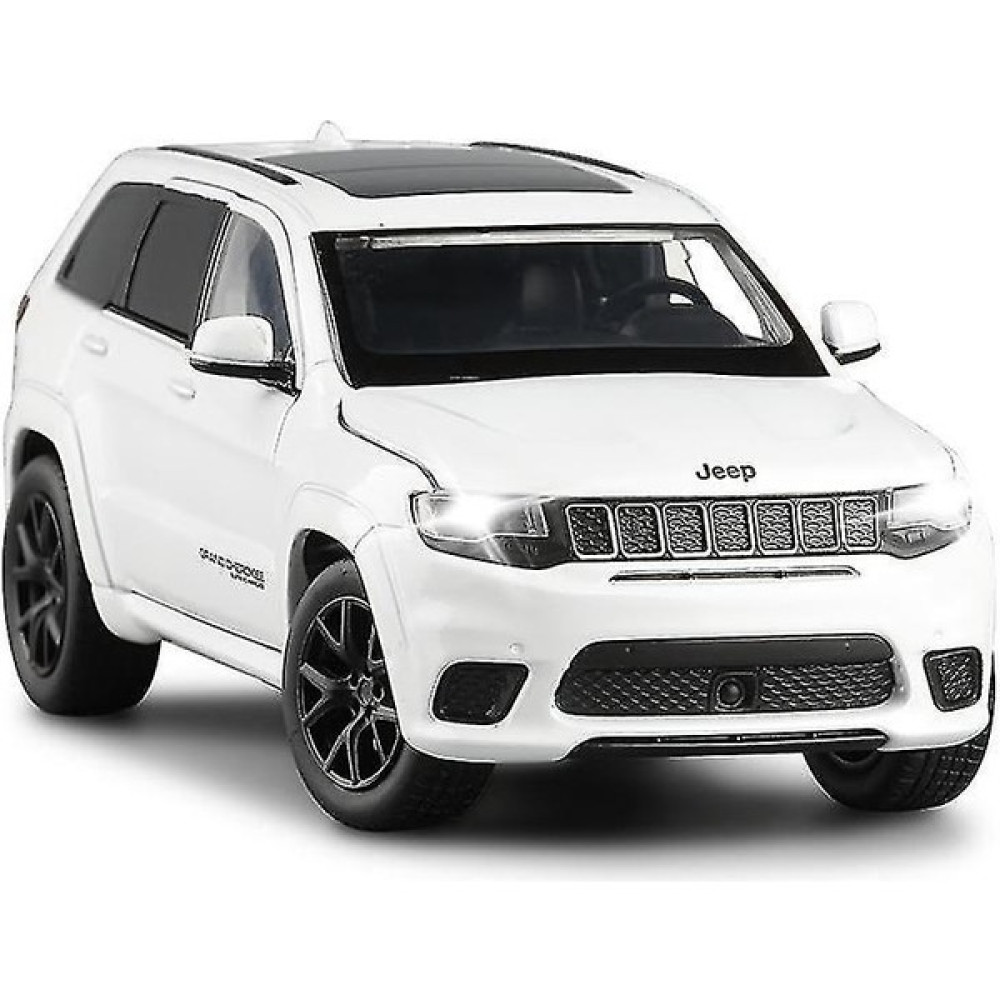 Jessieyou Mall (Kırmızı) 1: 32 Alaşım Araba Jeep-Srt Grand Cherokee Klasik Araba Direksiyon Amortisör Ses ve Işık Oyuncak (Yurt Dışından) - Kırmızı Oyuncak Araç Fiyatı
