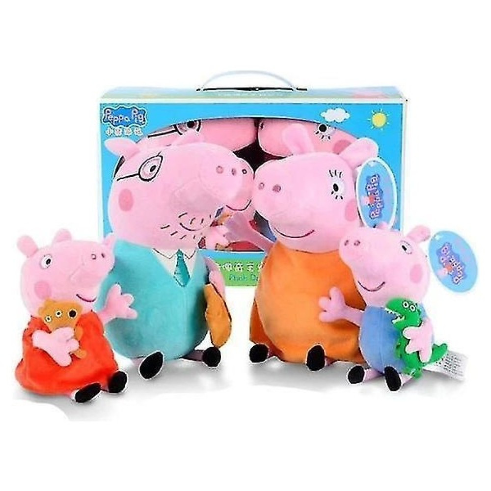 Jessieyou Mall Peppa Pig George Family Peluş Oyuncak (Yurt Dışından) - Pembe Peluş Oyuncaklar Fiyatı