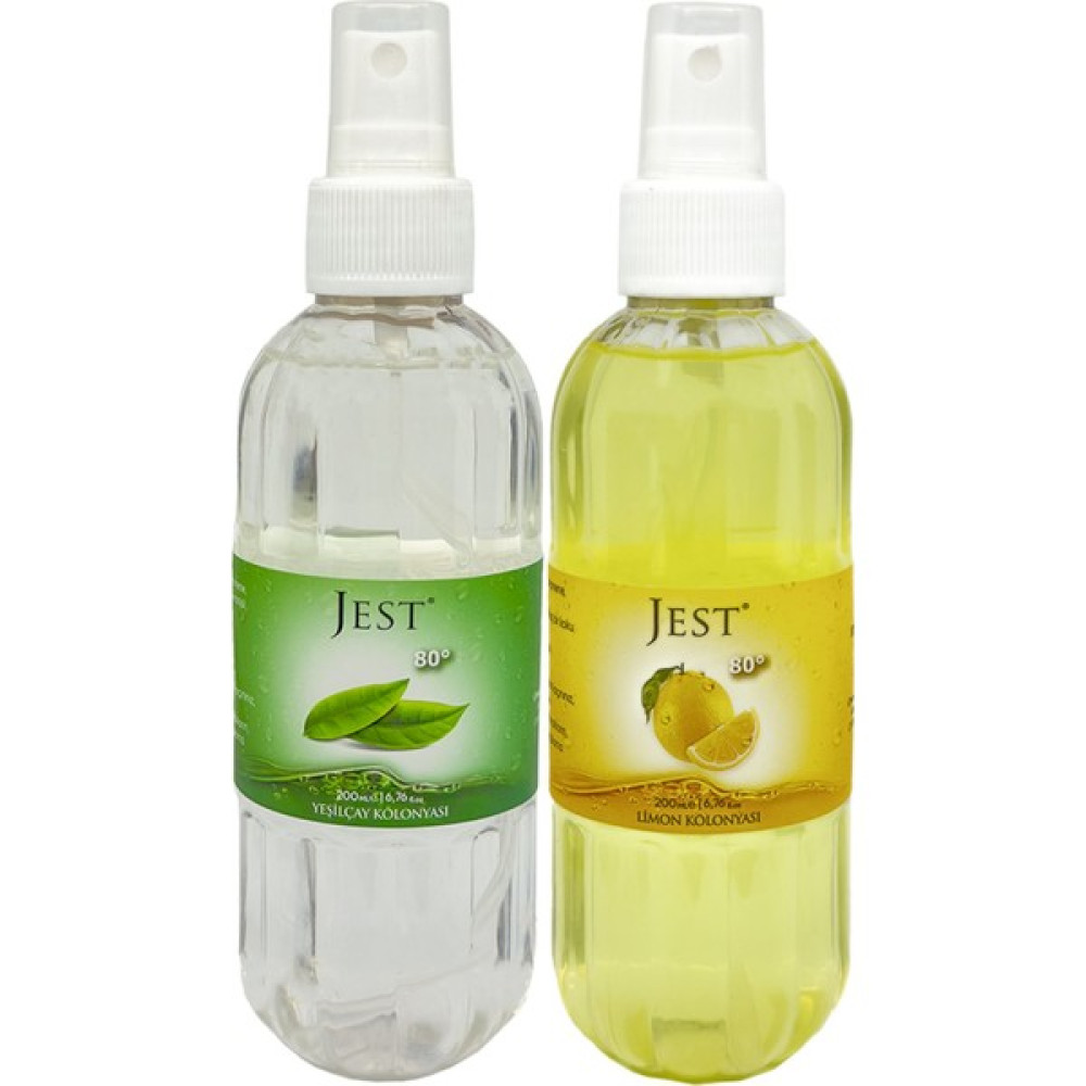 Jest 2'li Set Kolonya 200 Ml(Yeşilçay-Limon) - 200 ml Oto Boyaları Fiyatı