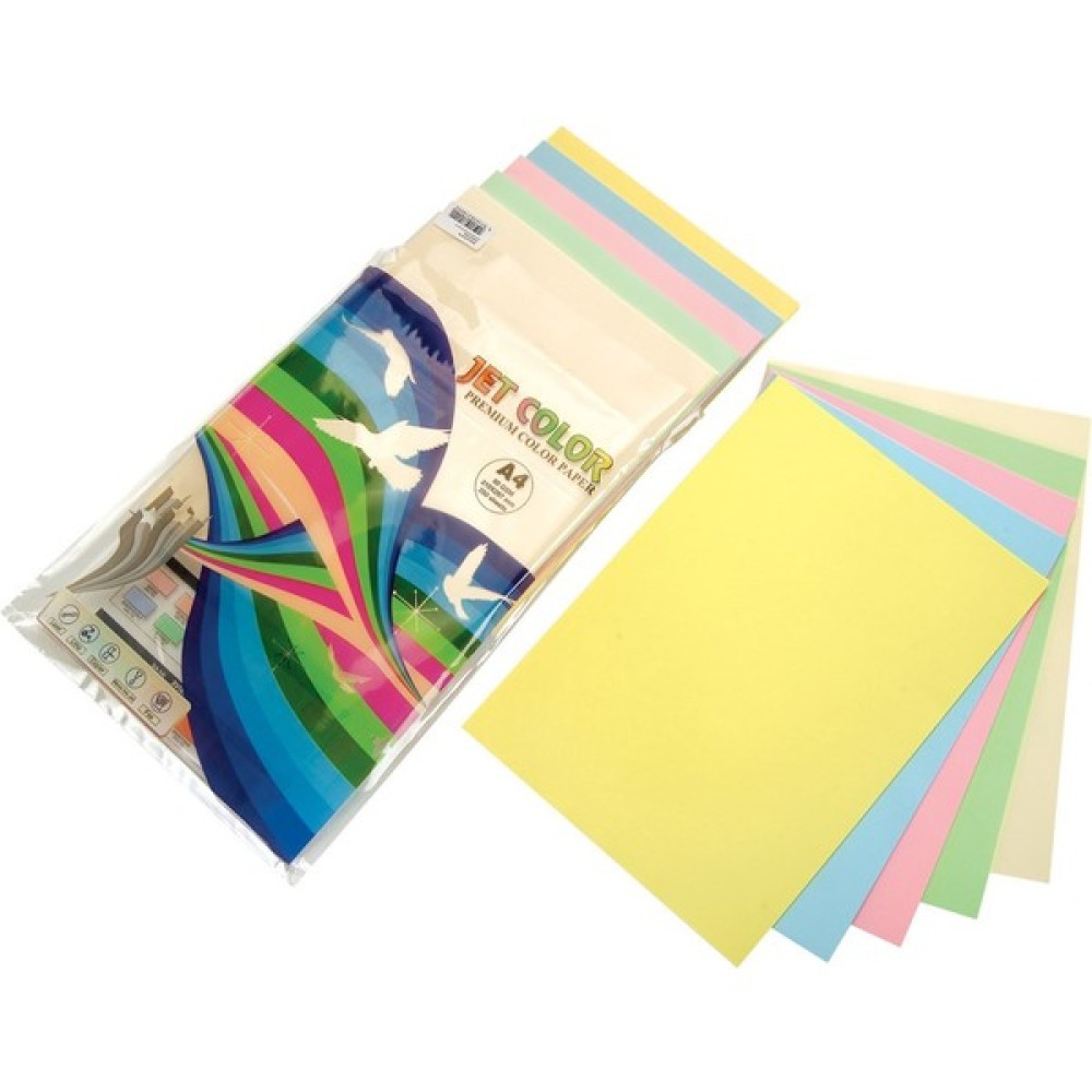 Jet Color Pastel 5X10 Renkli A4 50 Yaprak Fotokopi Kağıdı Fiyatı