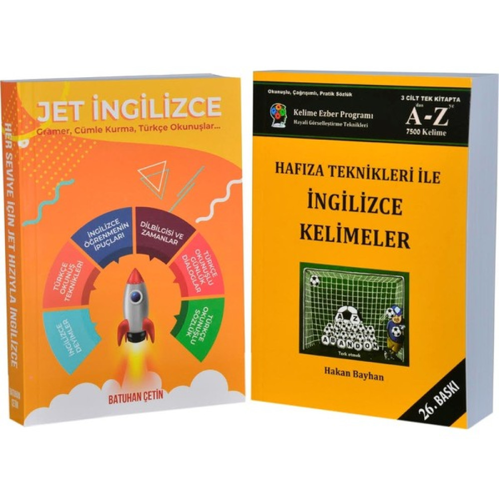 Jet Ingilizce - Hafıza Teknikleri Ikili Set Yabancı Dil Öğretici Kitaplar ve Eğitim Setleri Fiyatı