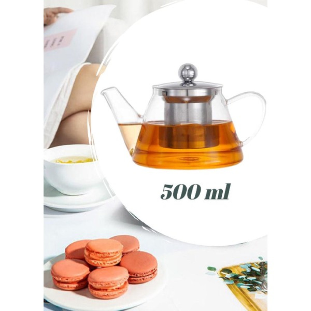 Jet’s Home Cam Demlik V Modelli Ince Cam Demlik 500 ml Çay / Çaydanlık Setleri Fiyatı