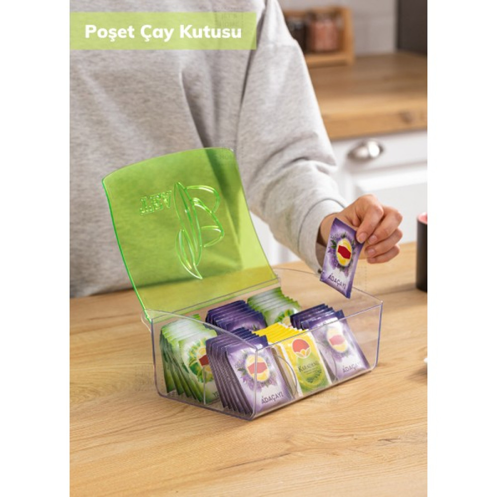 Jet’s Home Çay Kutusu Çay Kabı Poşet Çay Kutusu Saklama Kapları Fiyatı