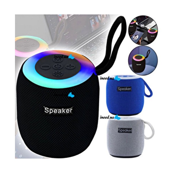JetucuzAl SH-309 USB Tf Aux Girişi Bluetooth 5.0 Rgb Hoparlör - Çok Renkli Bluetooth Hoparlör Fiyatı