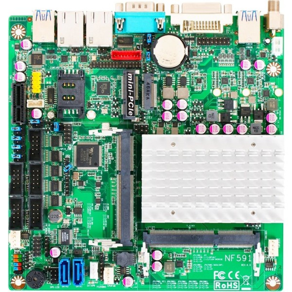 Jetway NF591- Intel N3050 Ddr3 Dahili Işlemci Mini Itx Anakart Anakart Fiyatı