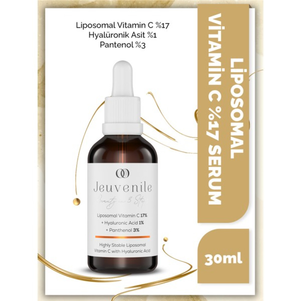 Jeuvenile Canlandırıcı Aydınnlatıcı Liposomal Vitamin C %17 Serumu 30 ml - Vitamin C 17% Face Serum 30 ml Anti-Aging / Yaşlanma Karşıtı Fiyatı