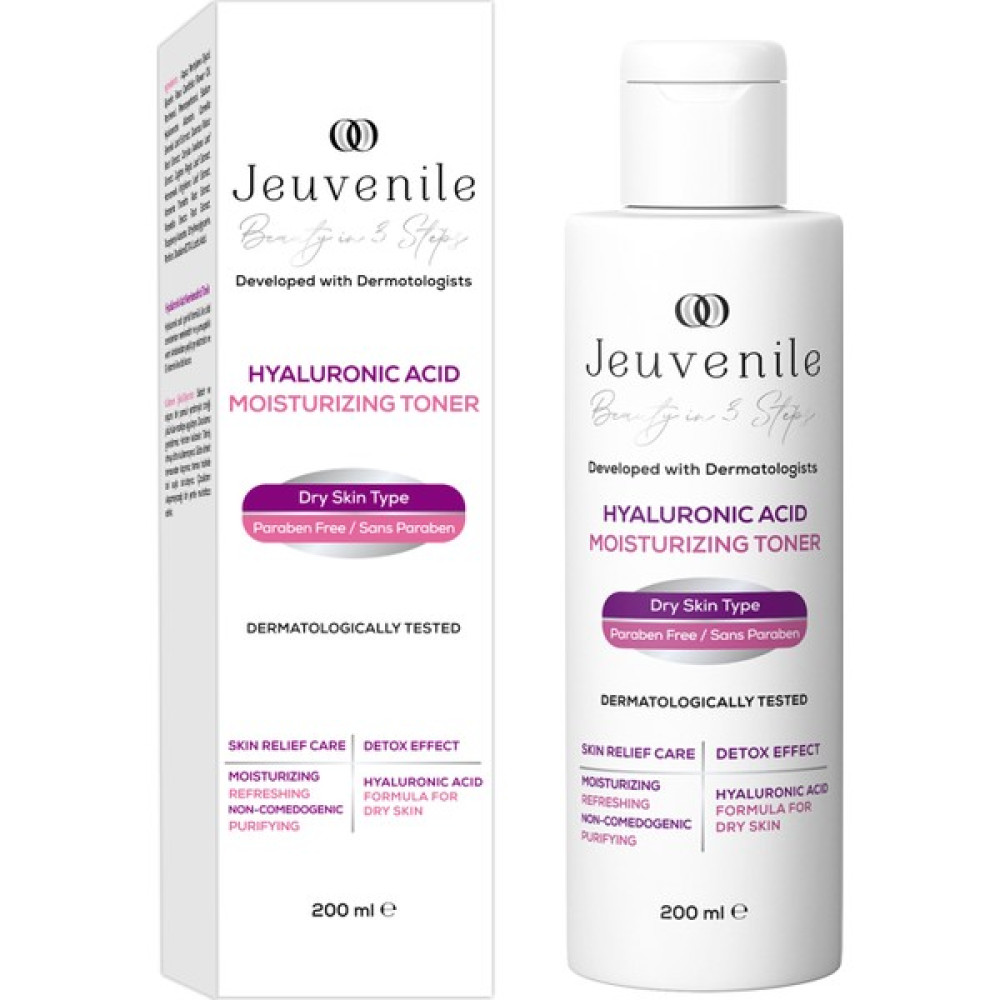 Jeuvenile Hyaluronik Asit İçerikli Nemlendirici & Aydınlatıcı Tonik 200 ml - Hyaluronic Acid Toner 200 ml Cilt Temizleme ve Peeling Fiyatı