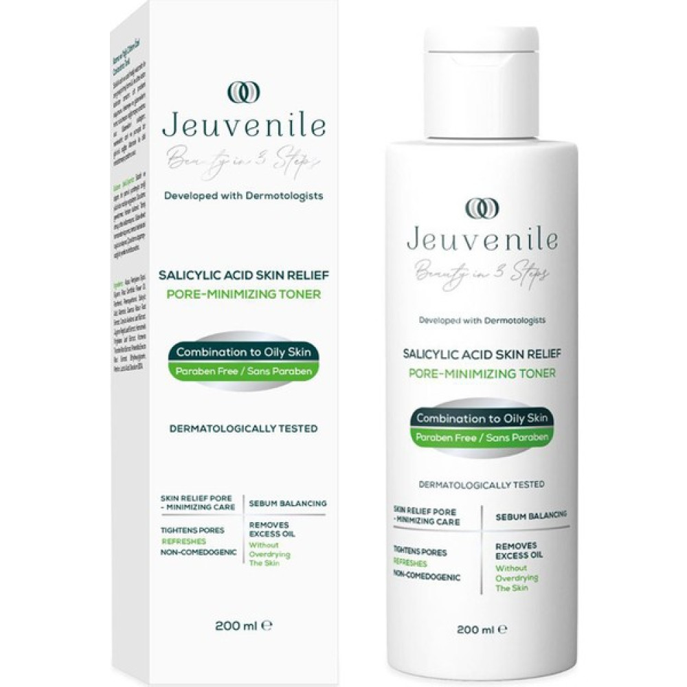 Jeuvenile Karma Ve Yağlı Ciltlere Özel Gözenek Sıkılaştırıcı Siyah Nokta Giderici Tonik 200 ml - Salicylic Acid Toner 200 ml Cilt Temizleme ve Peeling Fiyatı