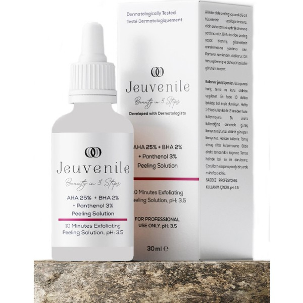 Jeuvenile Leke Karşıtı & Cilt Tonu Eşitleyici AHA %25 + BHA +2 Peeling Serum 30 ml - AHA 25% BHA 2% Face Serum 30 ml Anti-Aging / Yaşlanma Karşıtı Fiyatı
