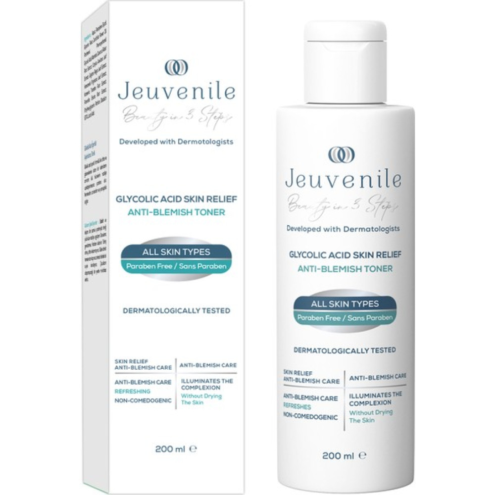Jeuvenile Lekeli Ciltlere Özel Glikolik Asit Içerikli Leke Karşıtı & Aydınlatıcı Tonik 200 ml - Anti-Blemish Glycolic Acid Toner 200 ml Cilt Temizleme ve Peeling Fiyatı