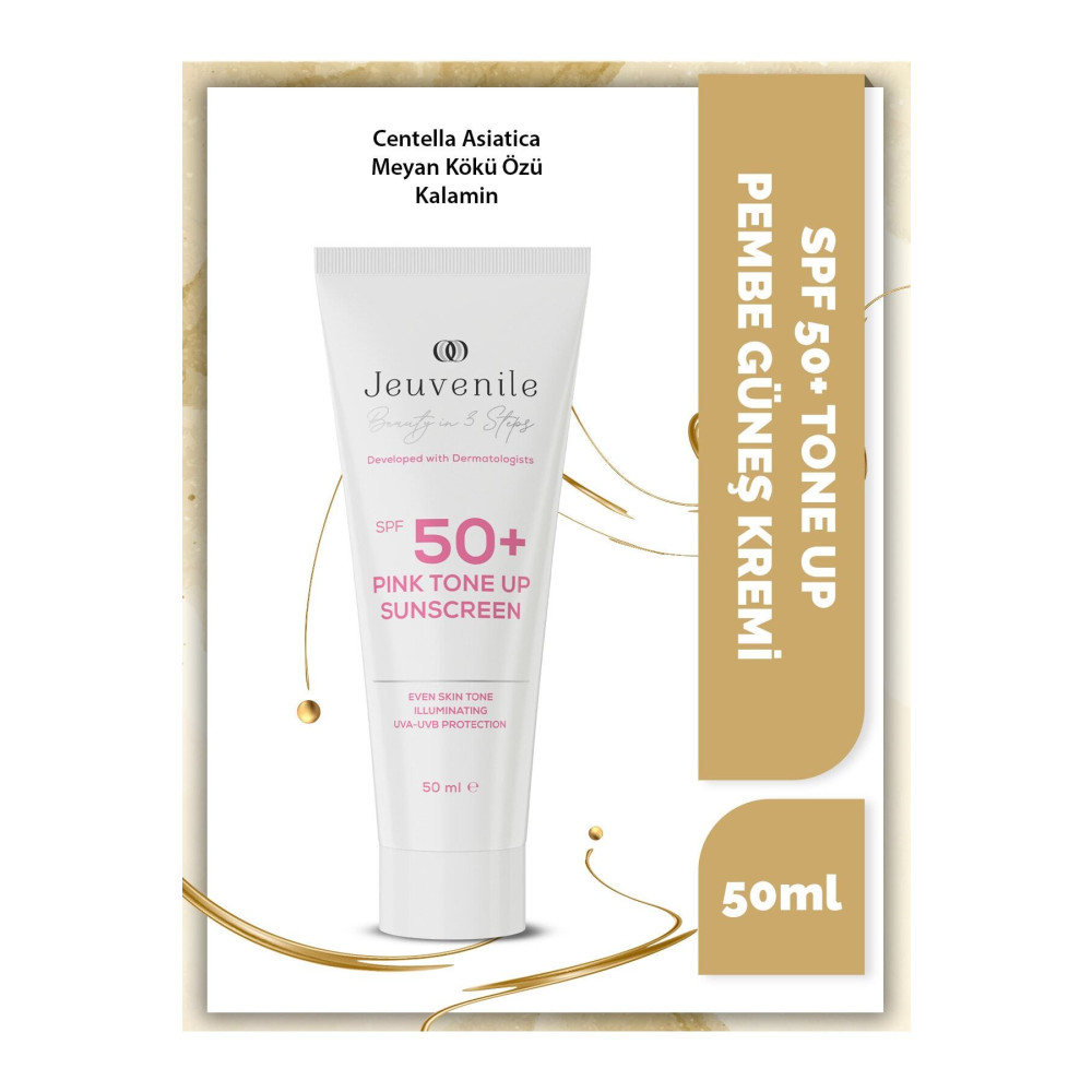 Jeuvenile Spf 50 Yüksek Korumalı Renk Tonu Eşitleyici Pembe Güneş Kremi Güneş Kremleri ve Losyonları Fiyatı