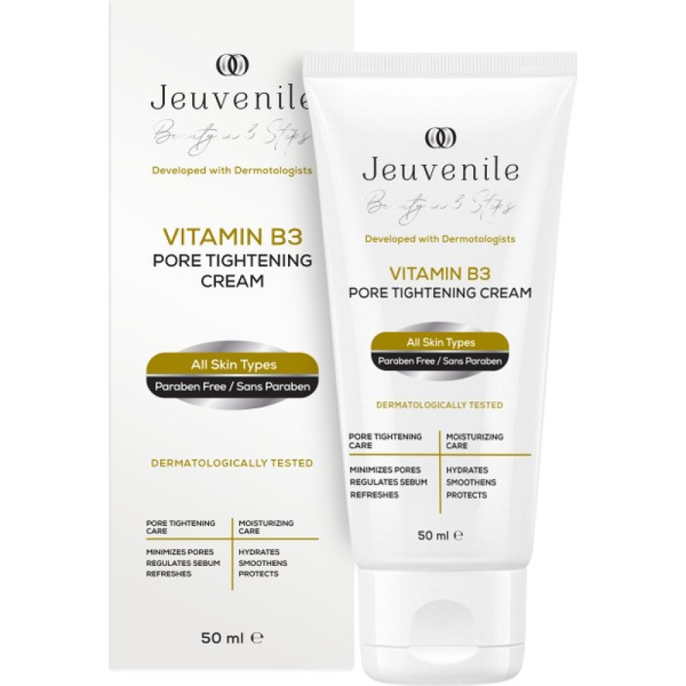 Jeuvenile Vitamin B3 Niacinamide Gözenek Sıkılaştırıcı Krem 50 ml - Vitamin B3 Pore Refining Cream 50 ml Nemlendiriciler Fiyatı