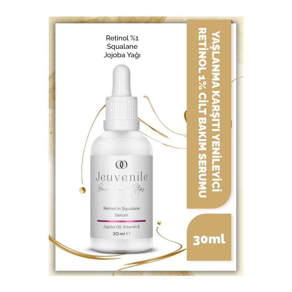 Jeuvenile Yaşlanma Karşıtı Yenileyici Retinol 1% Cilt Bakım Serumu 30 Ml - Retinol 1% Face Serum 30 Ml Cilt ve Yüz Bakımı Fiyatı