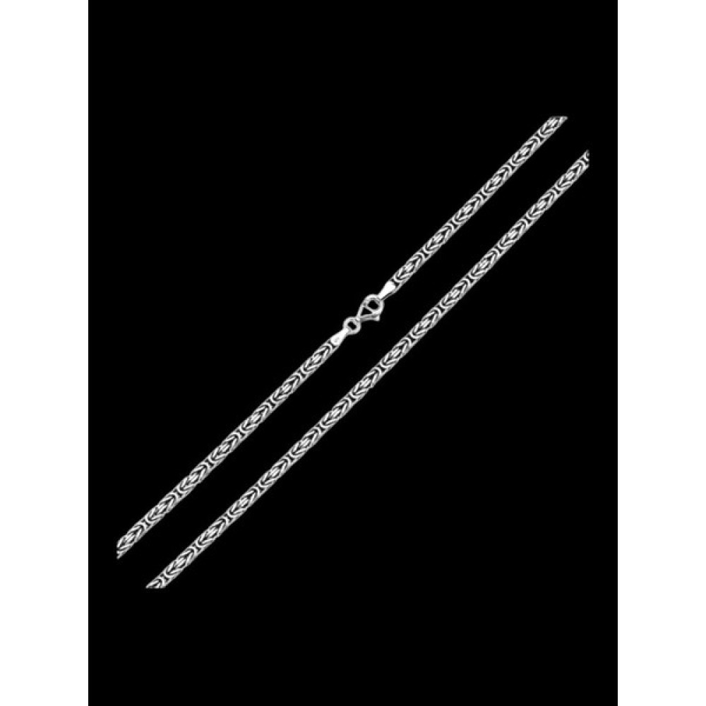 Jewel 3 Mm Kral Kolye Kare Gümüş Kolye Fiyatı