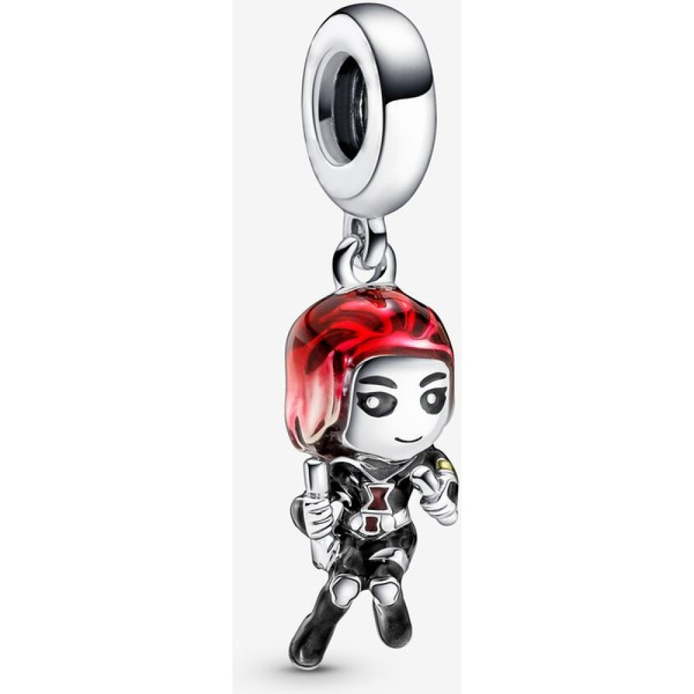 Jewel Store Pandora 925 Ayar Gümüş Marvel The Avengers Black Widow Sallantılı Charm - Standart - Renkli Saat ve Bileklik Aksesuarı Fiyatı