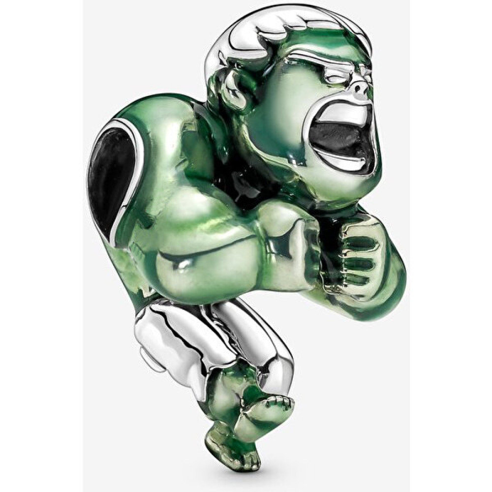 Jewel Store Pandora 925 Ayar Gümüş Marvel The Avengers Hulk Charm - Standart - Renkli Saat ve Bileklik Aksesuarı Fiyatı